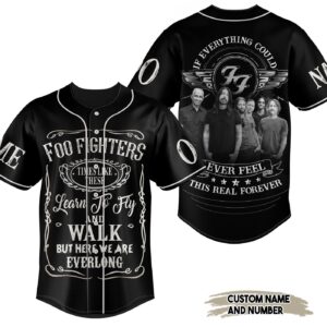 Foo Fighters Baseball Jersey For Men Women And Kids Gift for Fans 1
