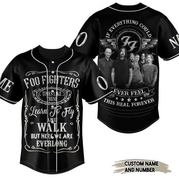 Foo Fighters Baseball Jersey For Men Women And Kids Gift for Fans