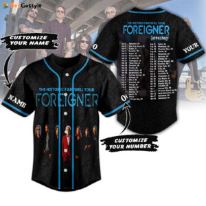 Foreigner Baseball Jersey For Men Women And Kids Gift for Fans