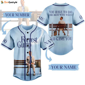 Forrest Gump Baseball Jersey For Men Women And Kids Gift for Fans