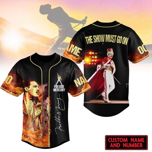 Freddie Mercury Baseball Jersey For Men Women And Kids Gift for Fans