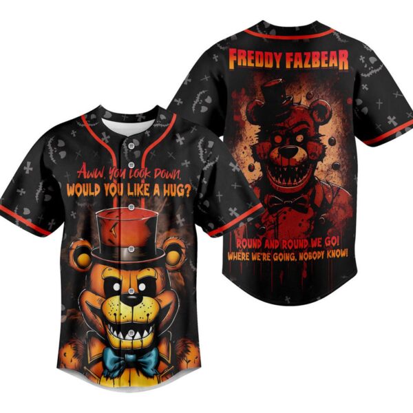 Freddy Fazbear Baseball Jersey For Men Women And Kids Gift for Fans