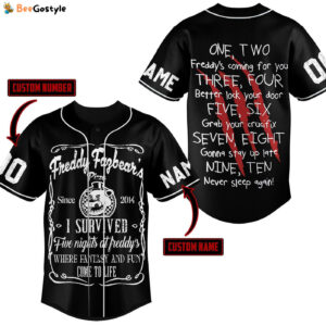 Freddy Fazbear Pizza Baseball Jersey For Men Women And Kids Gift for Fans