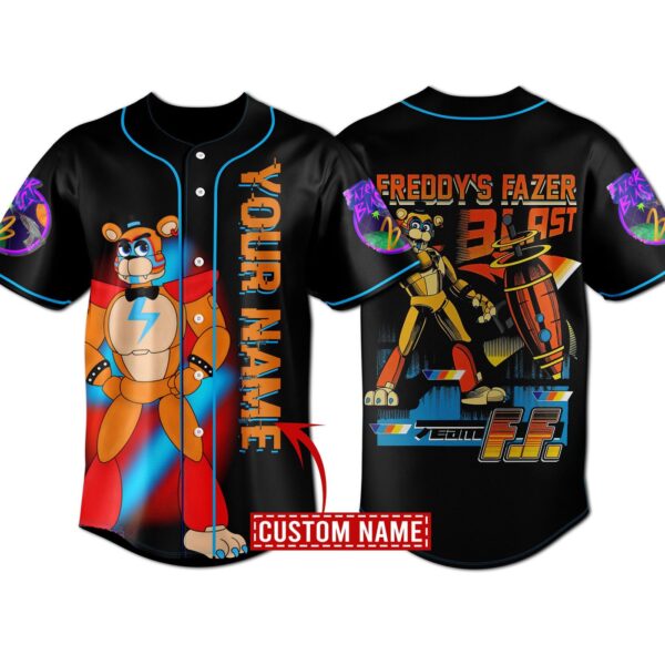 Freddy Fazer Blast Baseball Jersey For Men Women And Kids Gift for Fans