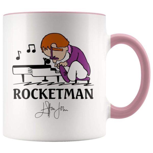 Funny Elton John Rocket Man Play Piano mugs