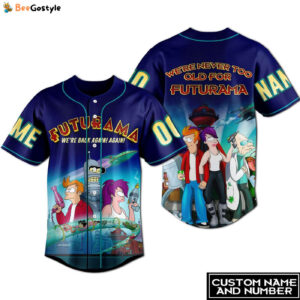 Futurama Baseball Jersey For Men Women And Kids Gift for Fans