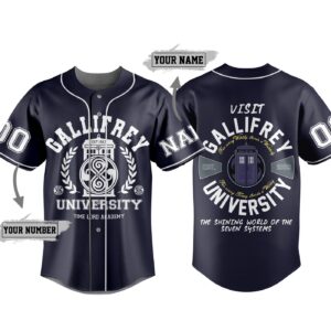 Gallifrey University Baseball Jersey For Men Women And Kids Gift for Fans 1