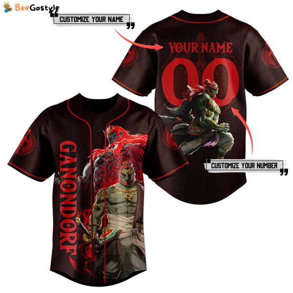 Ganondorf Baseball Jersey For Men Women And Kids Gift for Fans