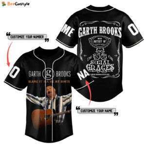 Garth Brooks Baseball Jersey For Men Women And Kids Gift for Fans