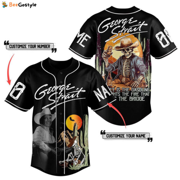 George Strait Baseball Jersey For Men Women And Kids Gift for Fans