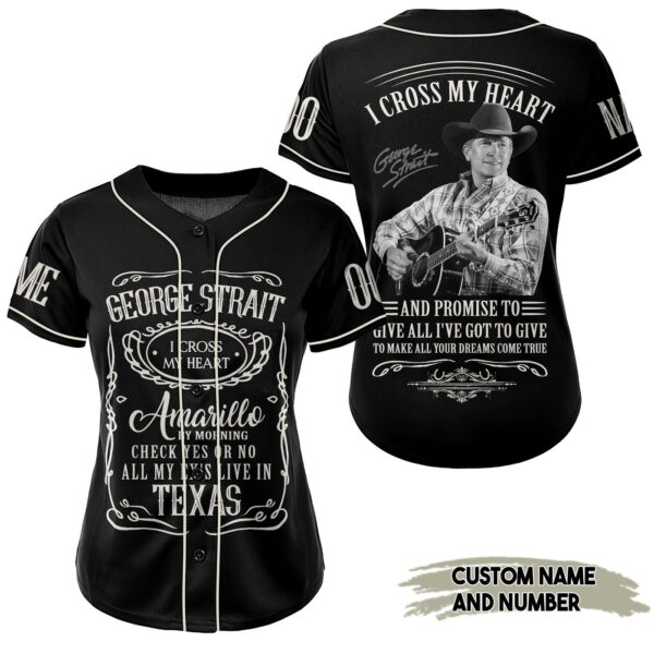 George Strait Baseball Jersey For Men Women And Kids Gift for Fans