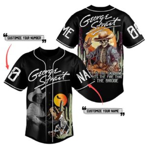 George Strait Baseball Jersey For Men Women And Kids Gift for Fans 1