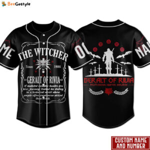 Geralt of Rivia Baseball Jersey For Men Women And Kids Gift for Fans