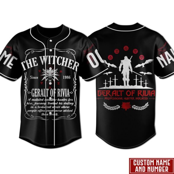 Geralt of Rivia Baseball Jersey For Men Women And Kids Gift for Fans
