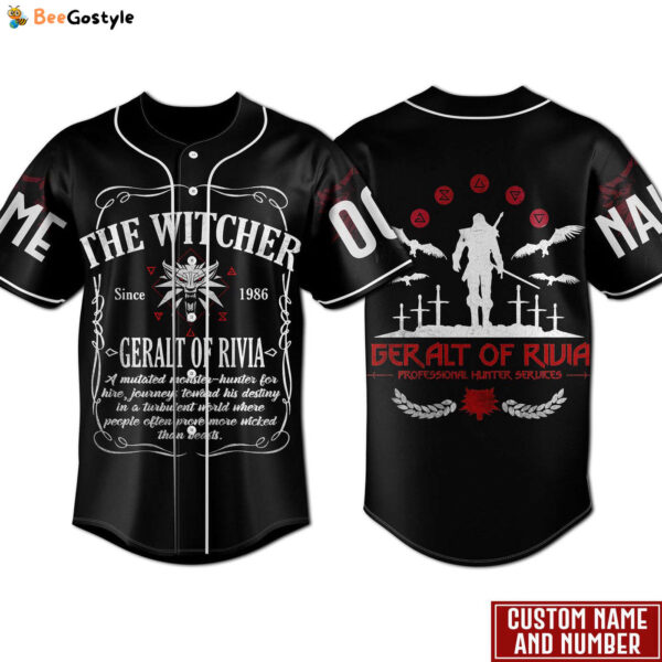 Geralt of Rivia Baseball Jersey For Men Women And Kids Gift for Fans
