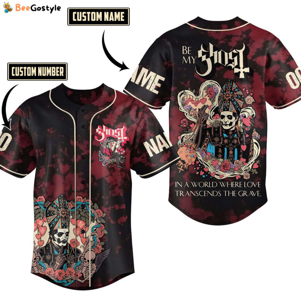 Ghost Baseball Jersey For Men Women And Kids Gift for Fans Ghost Baseball Jersey For Men Women And Kids Gift for Fans