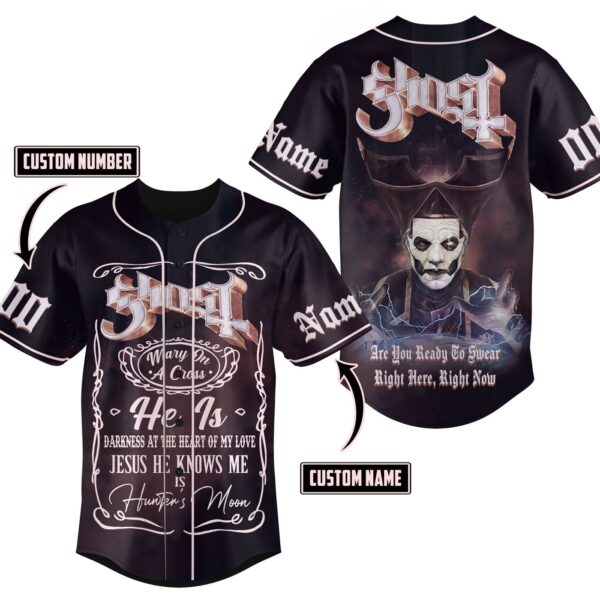 Ghost Baseball Jersey For Men Women And Kids Gift for Fans