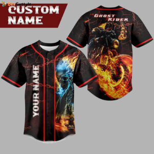 Ghost Rider Baseball Jersey For Men Women And Kids Gift for Fans