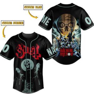 Ghost Rite Here Rite Now Baseball Jersey For Men Women And Kids Gift for Fans 1
