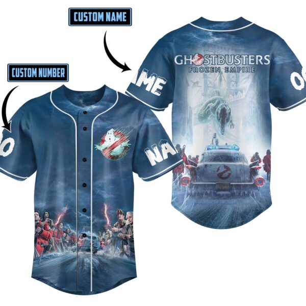 Ghostbusters Frozen Empize Baseball Jersey For Men Women And Kids Gift for Fans