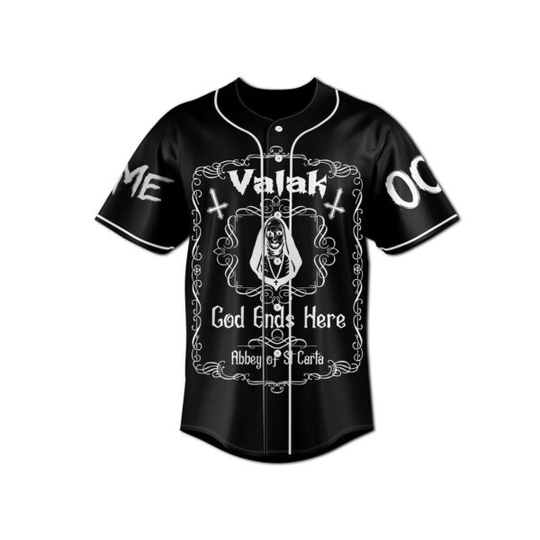God Ends Here Baseball Jersey For Men Women And Kids Gift for Fans