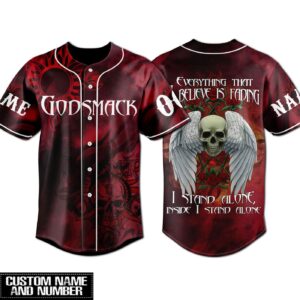 Godsmacks Baseball Jersey For Men Women And Kids Gift for Fans 3