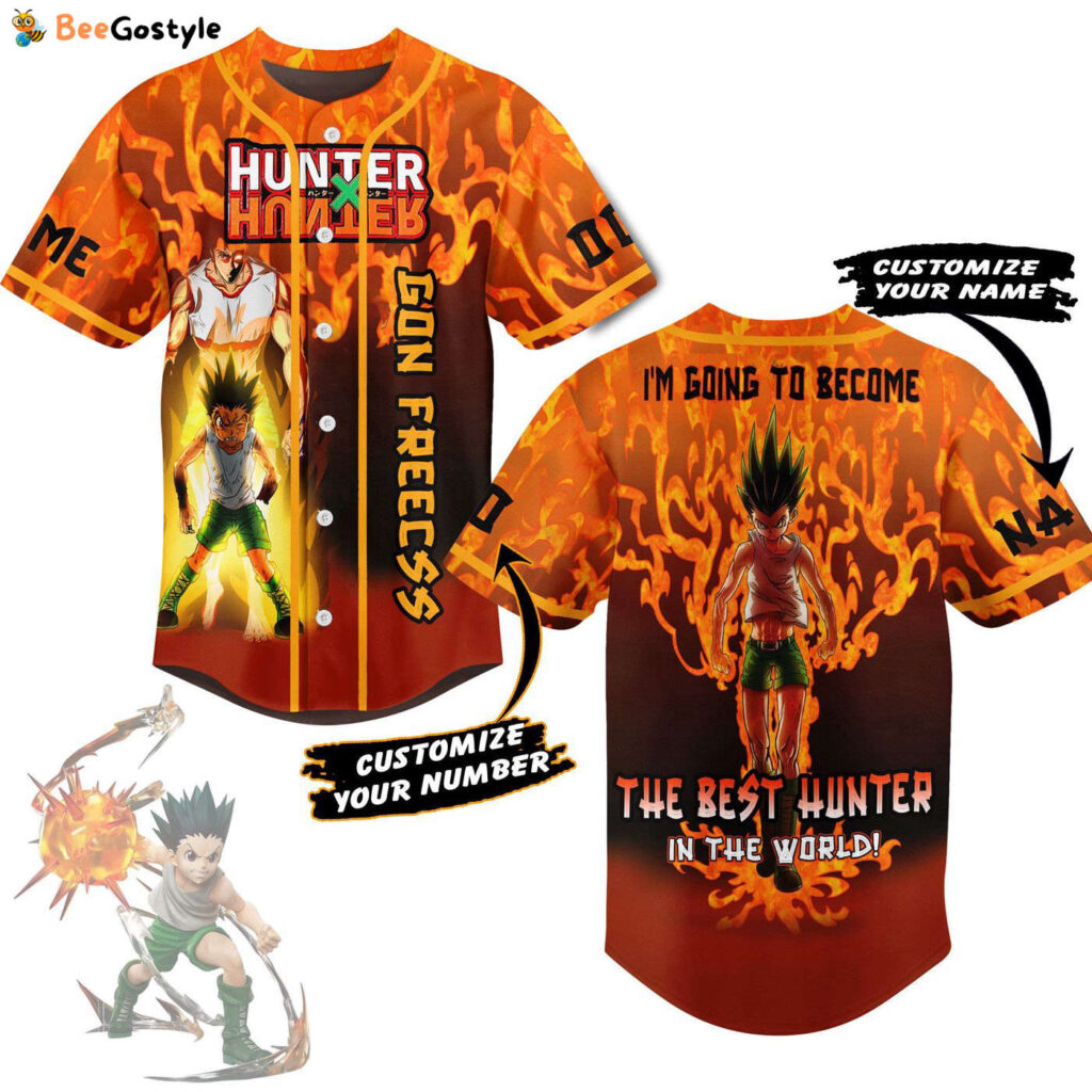 Gon Freecss Baseball Jersey For Men Women And Kids Gift for Fans Gon Freecss Baseball Jersey For Men Women And Kids Gift for Fans