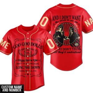 Goo Goo Dolls Baseball Jersey For Men Women And Kids Gift for Fans 1