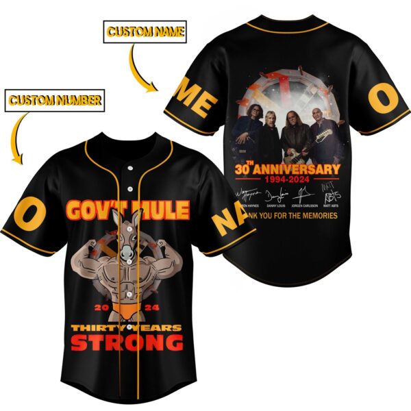 Govt Mule Baseball Jersey For Men Women And Kids Gift for Fans