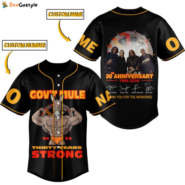 Govt Mule Baseball Jersey For Men Women And Kids Gift for Fans