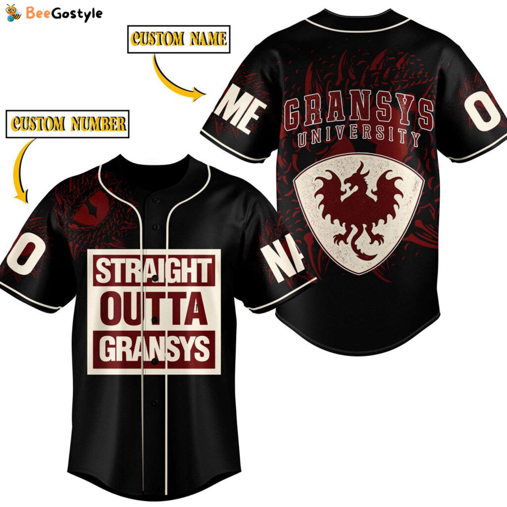 Gransys University Baseball Jersey For Men Women And Kids Gift for Fans Gransys University Baseball Jersey For Men Women And Kids Gift for Fans