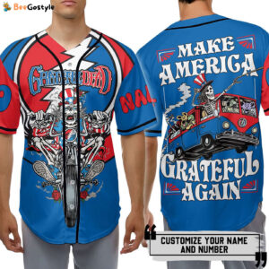 Grateful Dead Baseball Jersey For Men Women And Kids Gift for Fans