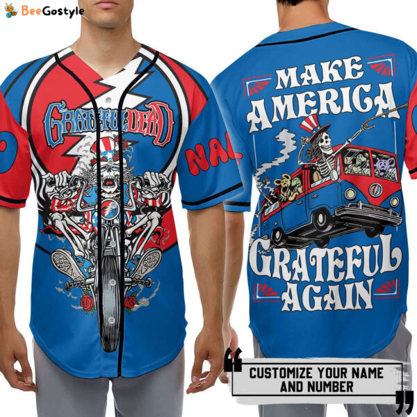 Grateful Dead Baseball Jersey For Men Women And Kids Gift for Fans