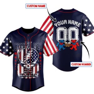 Grateful Dead Baseball Jersey For Men Women And Kids Gift for Fans 1