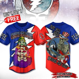 Grateful Dead Baseball Jersey For Men Women And Kids Gift for Fans 1