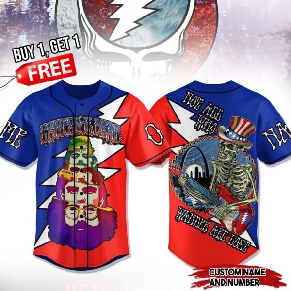 Grateful Dead Baseball Jersey For Men Women And Kids Gift for Fans