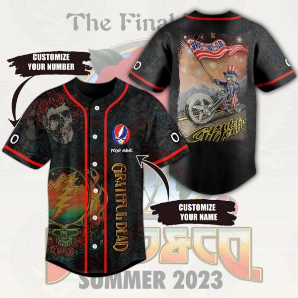 Grateful Dead Baseball Jersey For Men Women And Kids Gift for Fans
