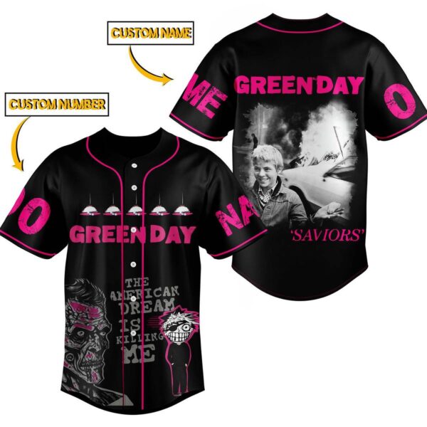 Green Day Baseball Jersey For Men Women And Kids Gift for Fans