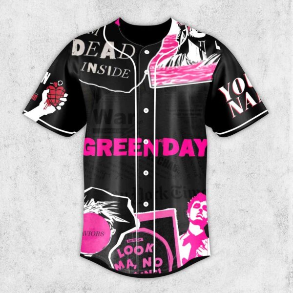 Green Day Baseball Jersey For Men Women And Kids Gift for Fans