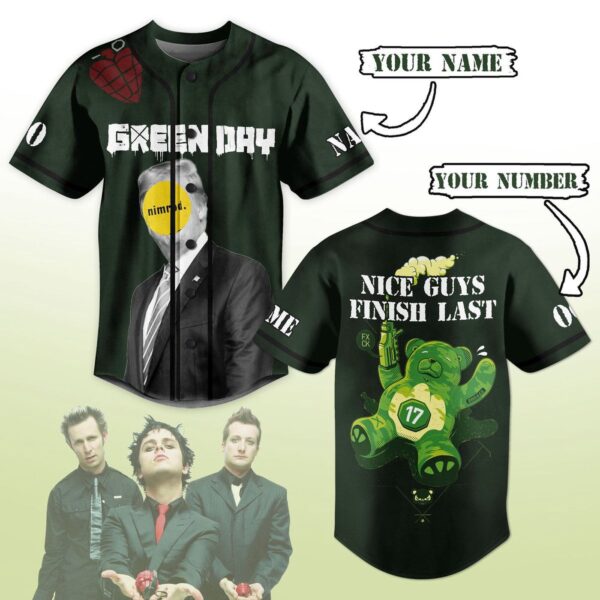 Green Day Baseball Jersey For Men Women And Kids Gift for Fans