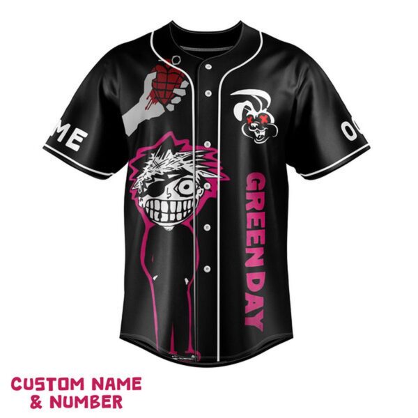 Green Day Baseball Jersey For Men Women And Kids Gift for Fans