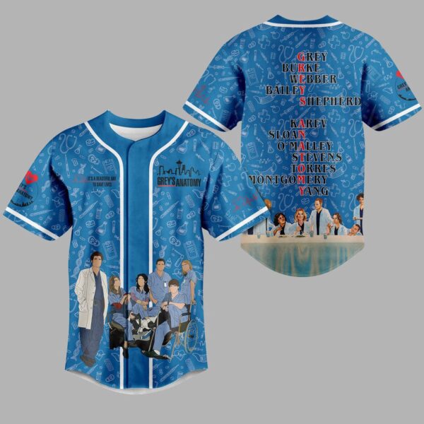 Grey Anatomy Baseball Jersey For Men Women And Kids Gift for Fans