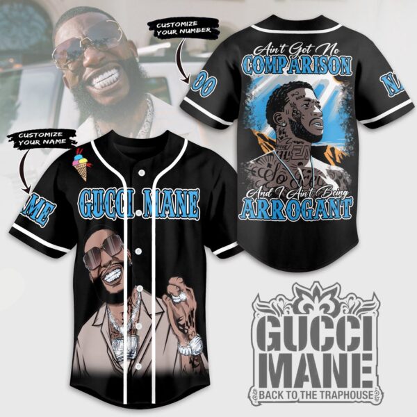 Gucci Mane Baseball Jersey For Men Women And Kids Gift for Fans