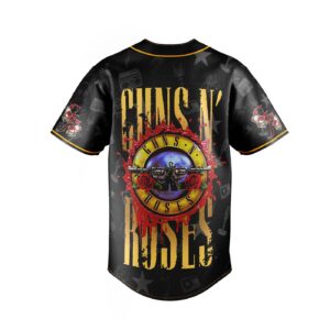 Guns N Roses Baseball Jersey For Men Women And Kids Gift for Fans 1