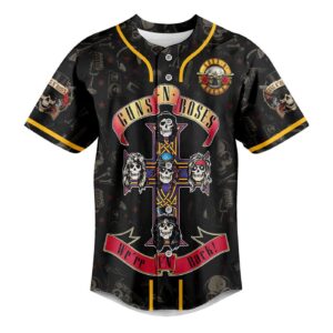 Guns N Roses Baseball Jersey For Men Women And Kids Gift for Fans 1