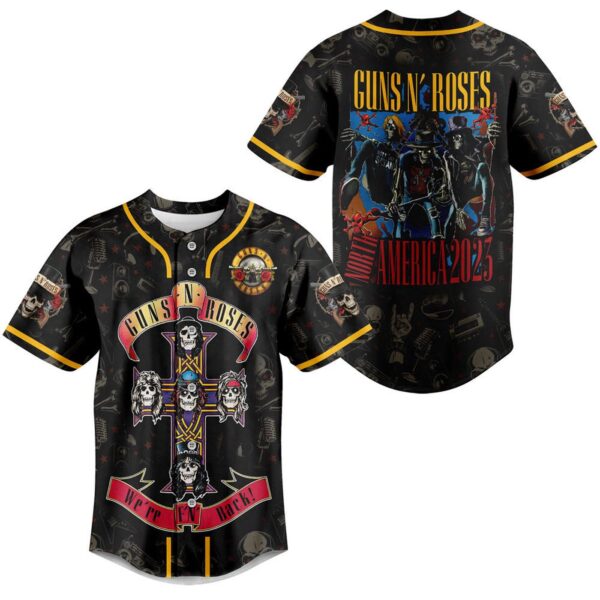 Guns N Roses Baseball Jersey For Men Women And Kids Gift for Fans