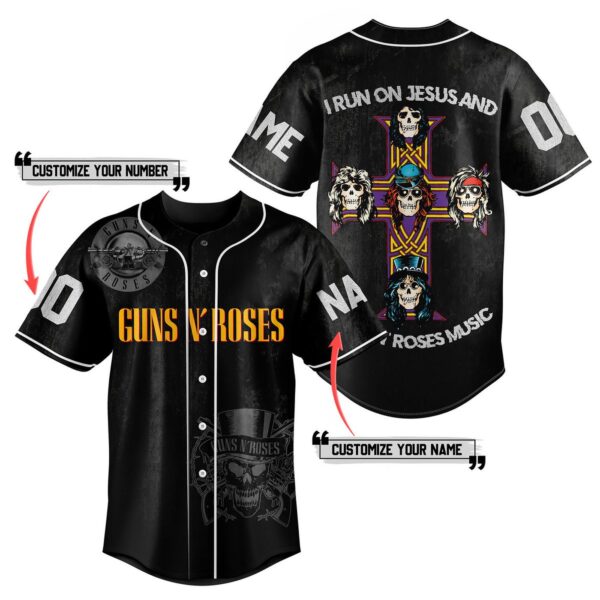 Guns N Roses Baseball Jersey For Men Women And Kids Gift for Fans