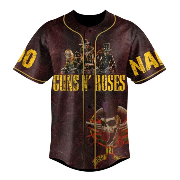 Guns N Roses Baseball Jersey For Men Women And Kids Gift for Fans