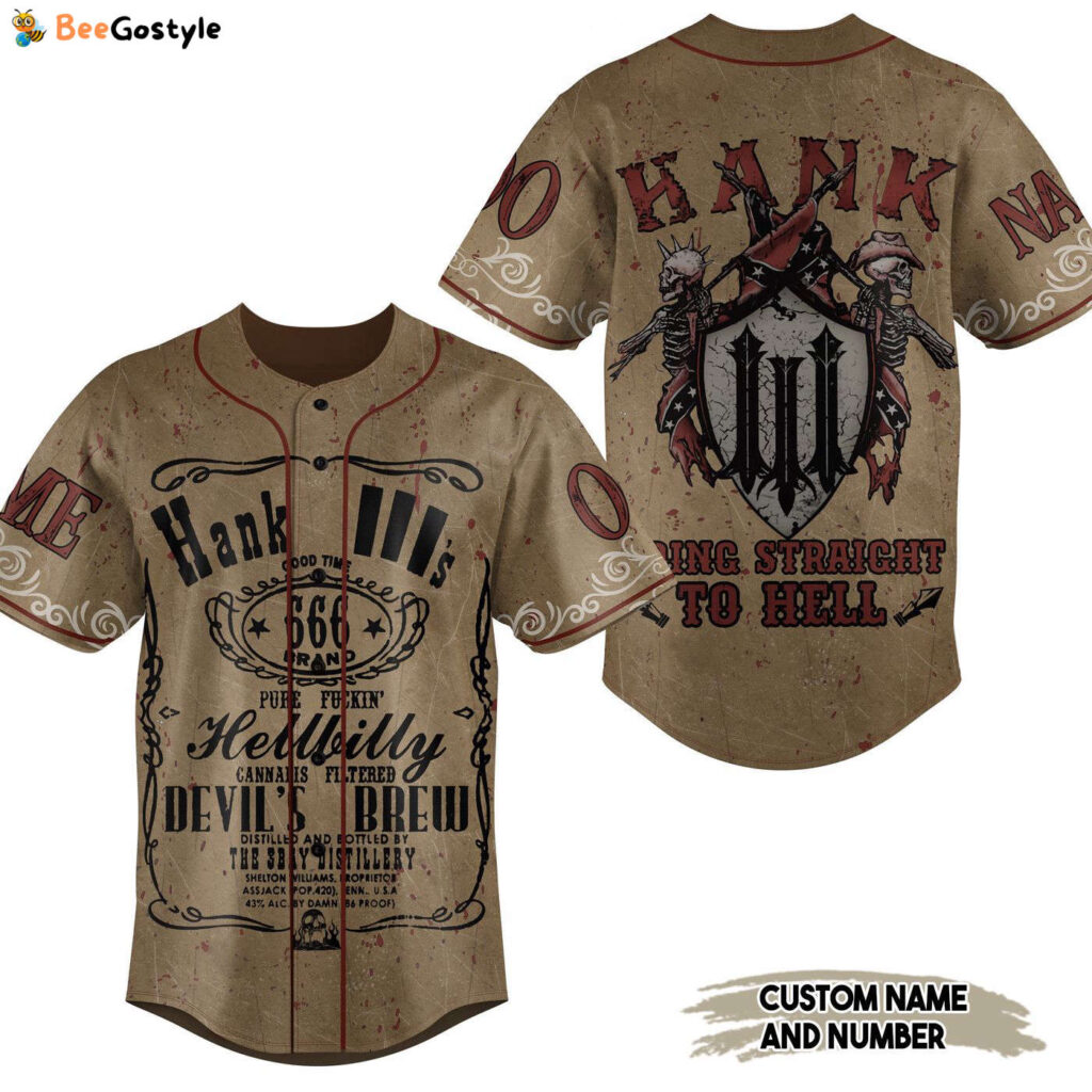 Hank Williams Baseball Jersey For Men Women And Kids Gift for Fans Hank Williams Baseball Jersey For Men Women And Kids Gift for Fans