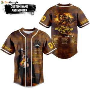 Hank Williams Jr Baseball Jersey For Men Women And Kids Gift for Fans